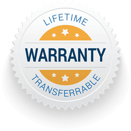 Lifetime transferable warranty